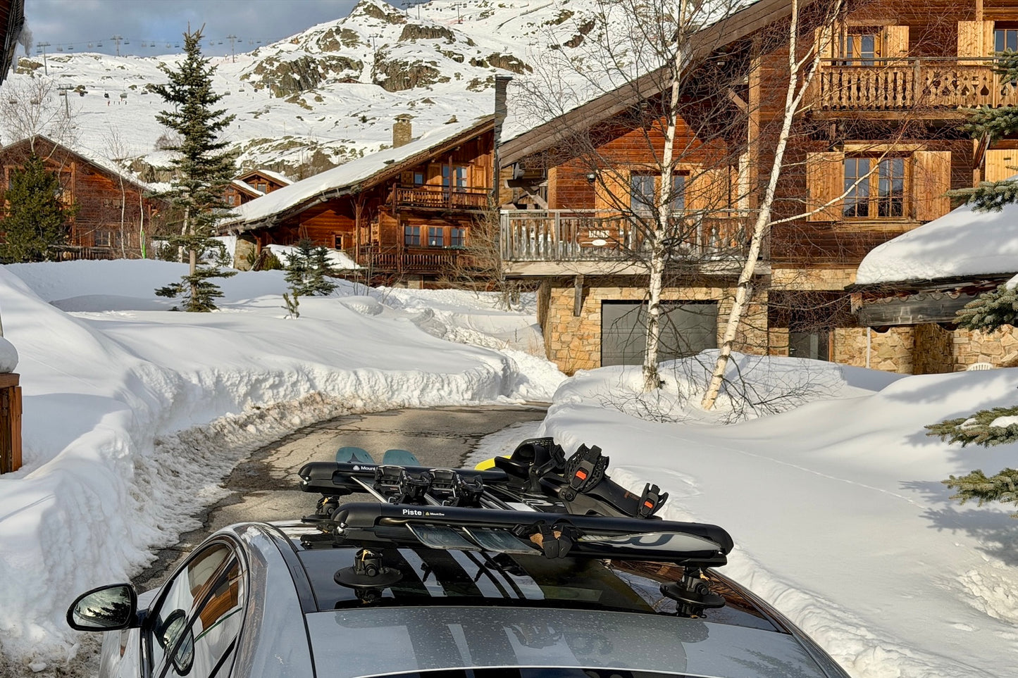 Pistenski- und Snowboardträger