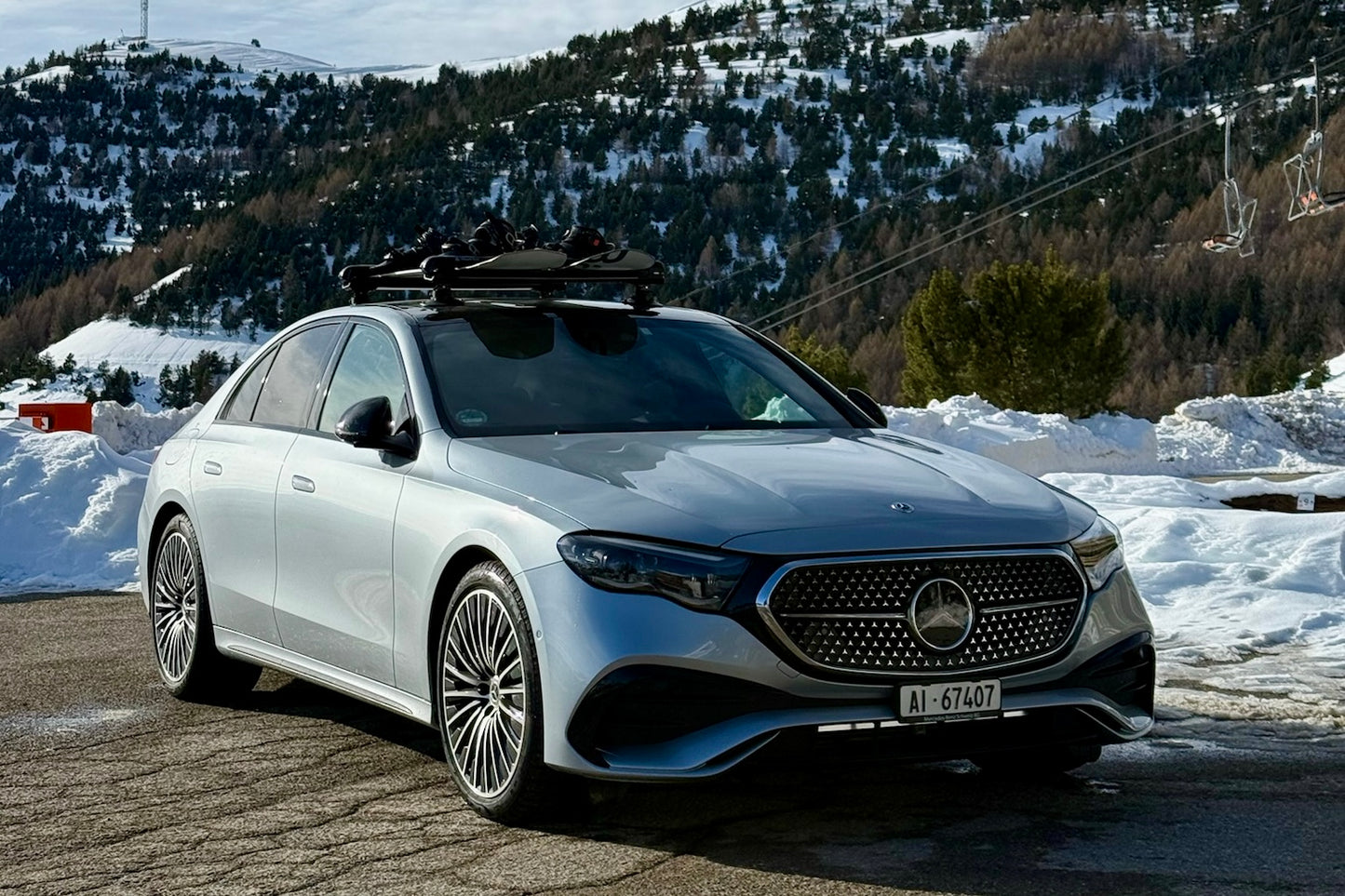 Pistenski- und Snowboardträger