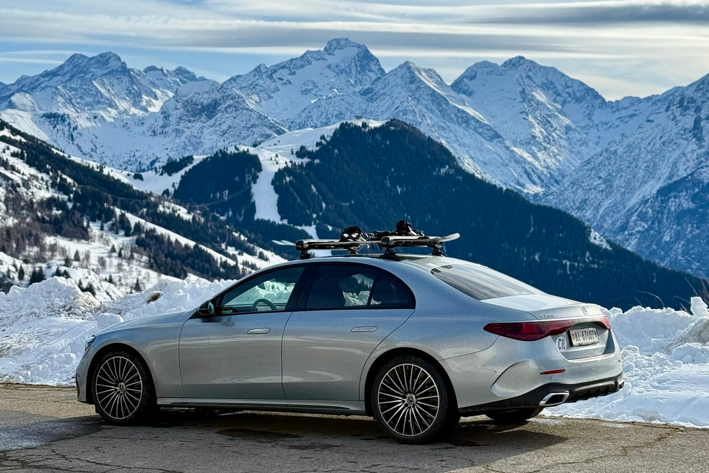 Pistenski- und Snowboardträger